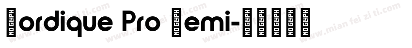 Nordique Pro Semi字体转换
